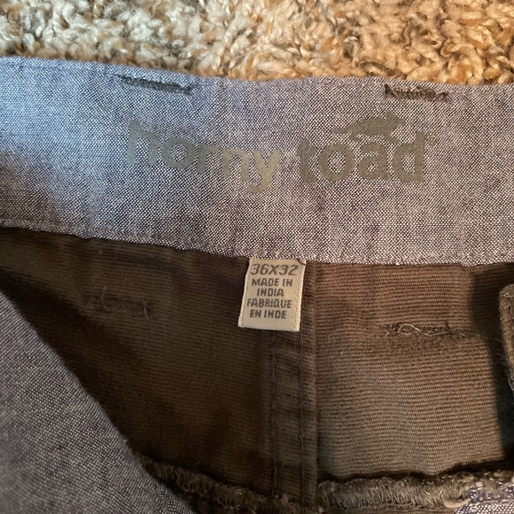 Toad & Co 36 x 32 Unisex Charcoal Free Range Cargo Pants - Picture 3 of 5